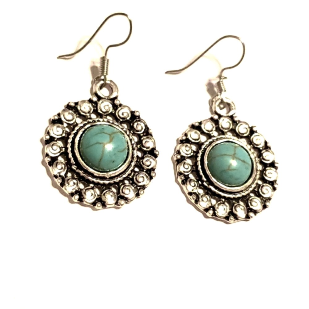 ❤ 3/$25 ALL TURQUOISE EARRINGS
